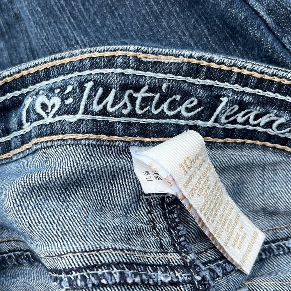 Justice Jeans Simply Low Boot Cut Girls 10.5